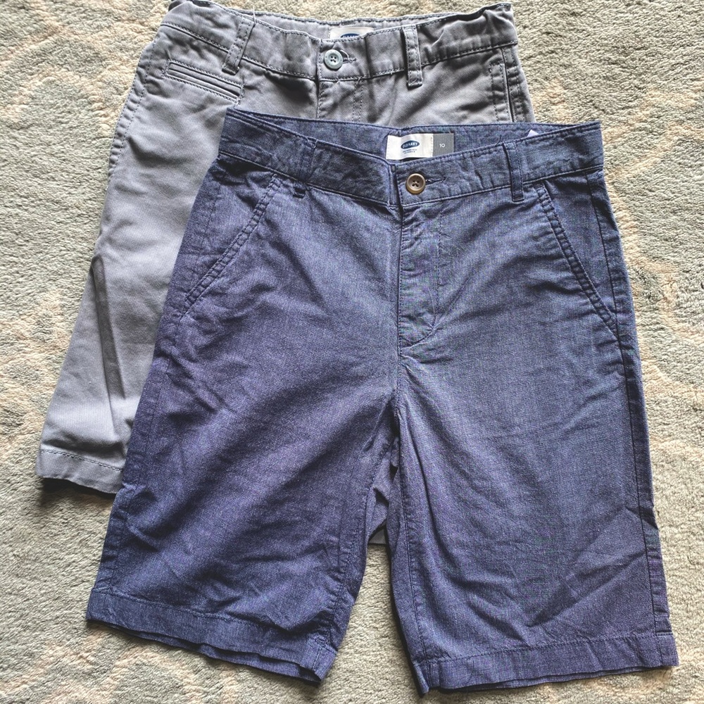 Set of two boys old navy dress shorts size 10
